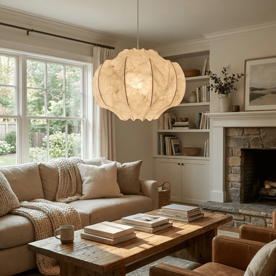 Lunara Silk Bloom Pendant Lamp - Vakkerlight