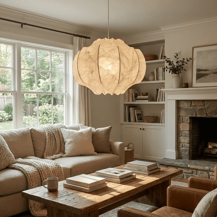 Lunara Silk Bloom Pendant Lamp - Vakkerlight