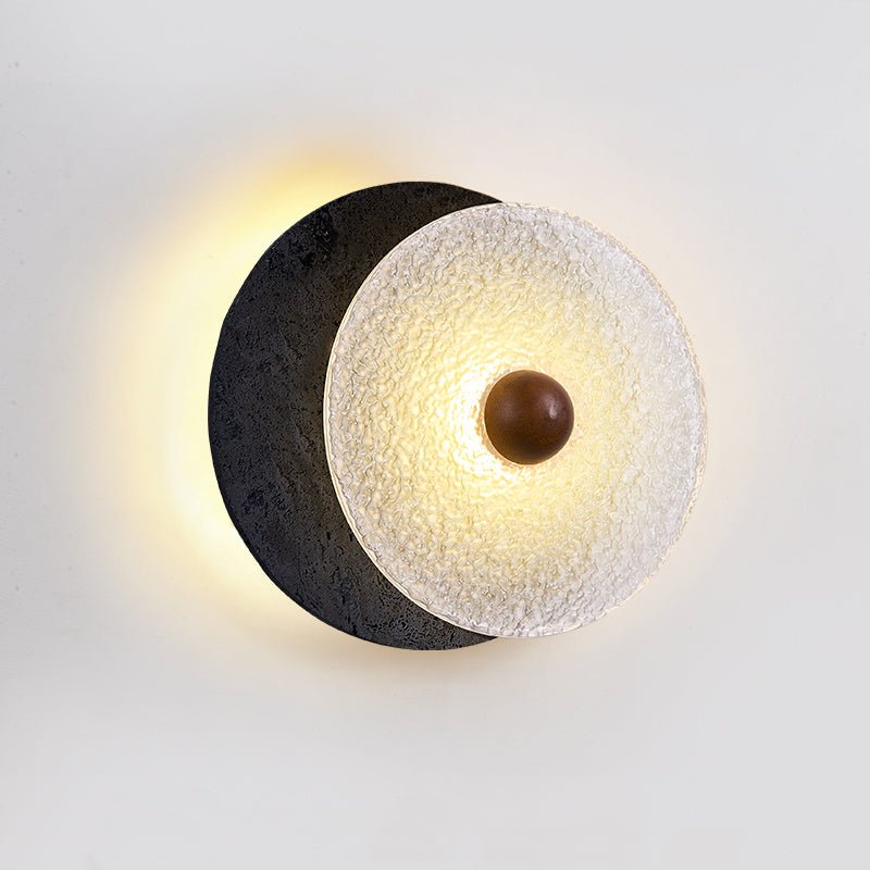 Lunara Textured Disc Wall Light - Vakkerlight