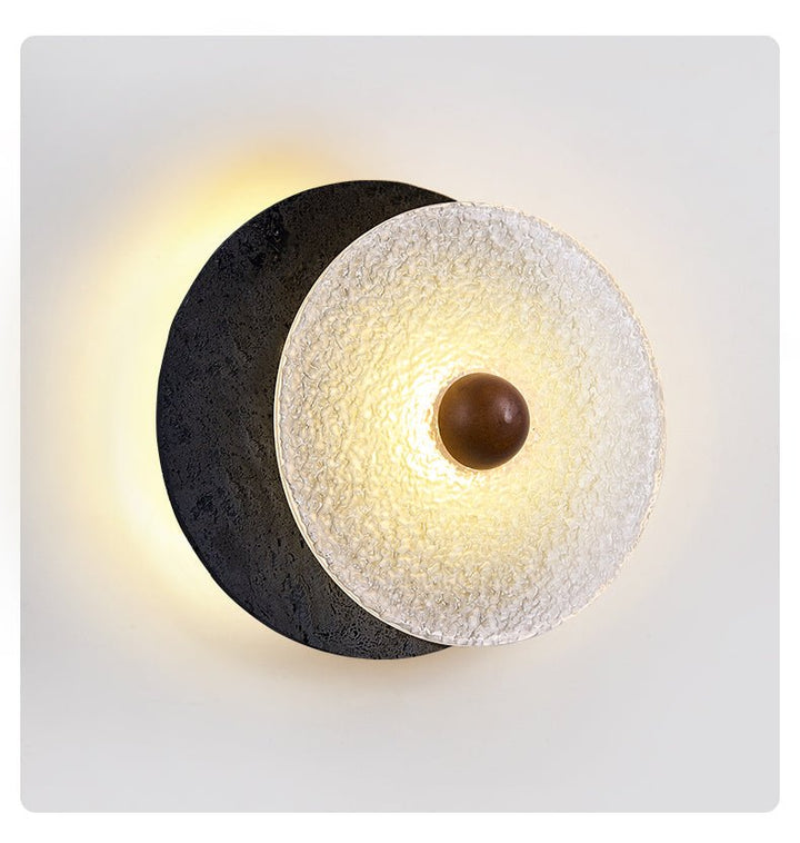 Lunara Textured Disc Wall Light - Vakkerlight