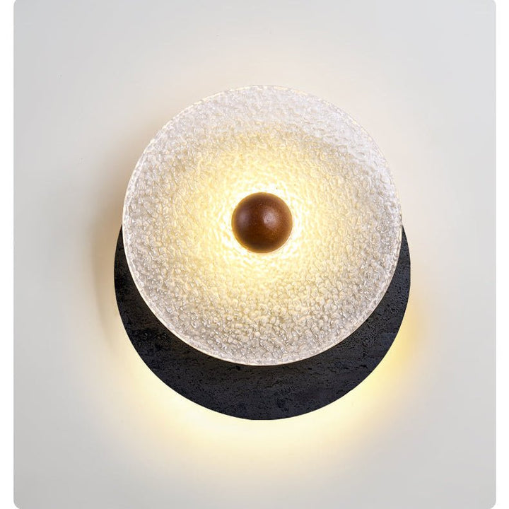Lunara Textured Disc Wall Light - Vakkerlight