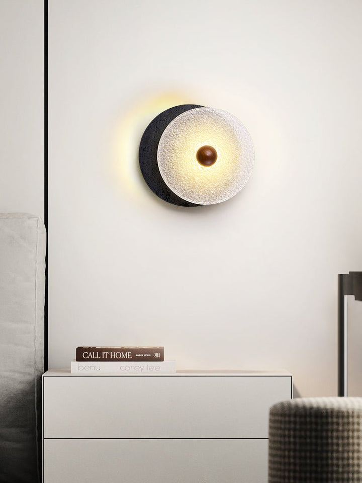 Lunara Textured Disc Wall Light - Vakkerlight