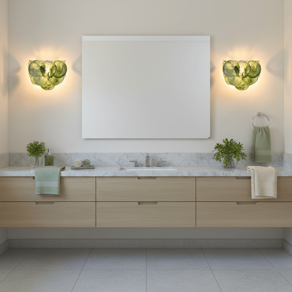 Lunaria Disc Murano Wall Lamp - Vakkerlight