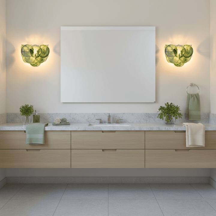 Lunaria Disc Murano Wall Lamp - Vakkerlight