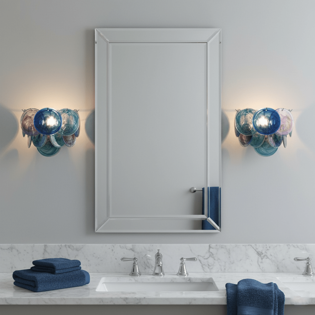 Lunaria Disc Murano Wall Lamp - Vakkerlight
