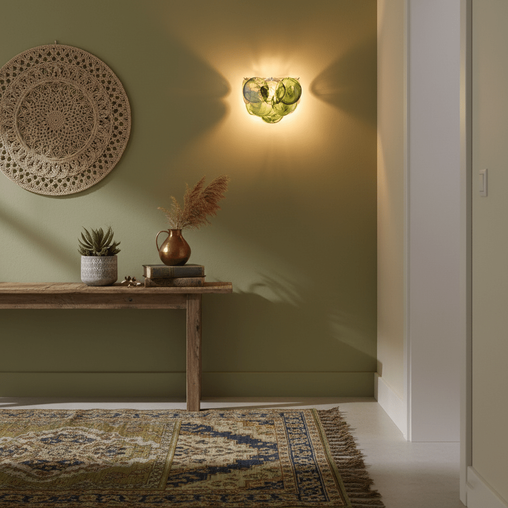 Lunaria Disc Murano Wall Lamp - Vakkerlight