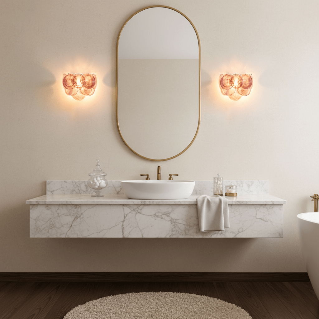 Lunaria Disc Murano Wall Lamp - Vakkerlight