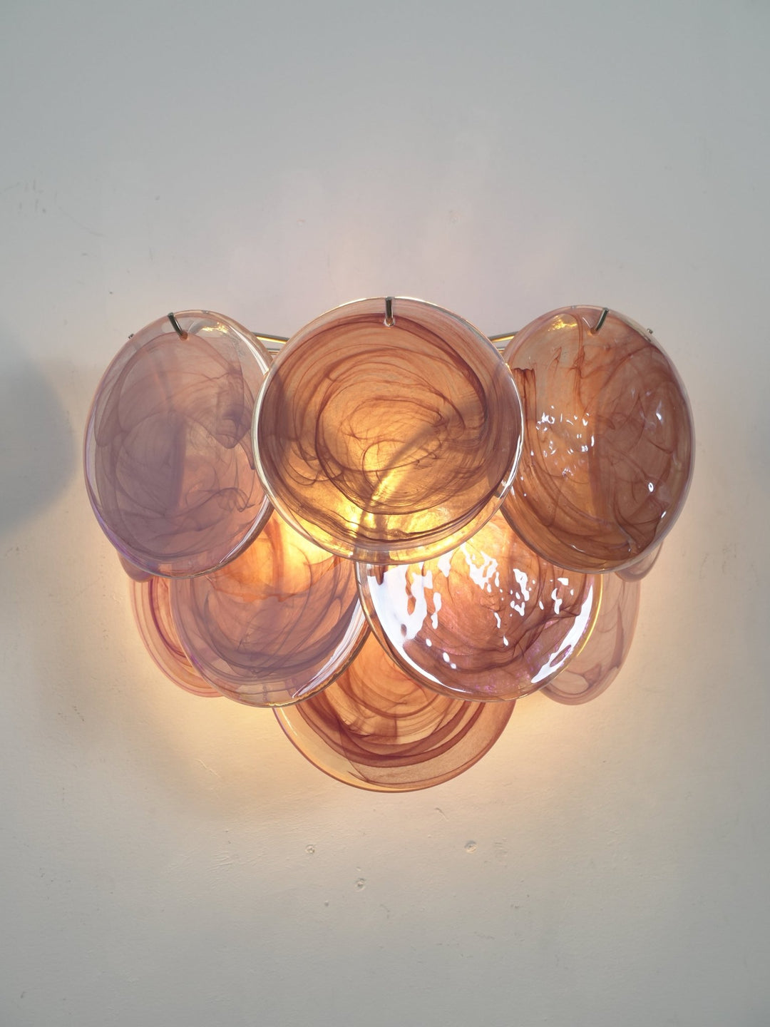 Lunaria Disc Murano Wall Lamp - Vakkerlight