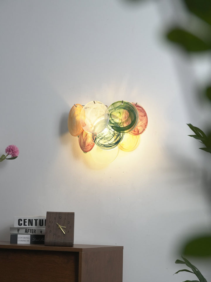 Lunaria Disc Murano Wall Lamp - Vakkerlight