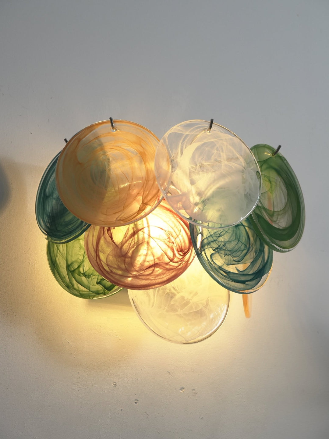 Lunaria Disc Murano Wall Lamp - Vakkerlight