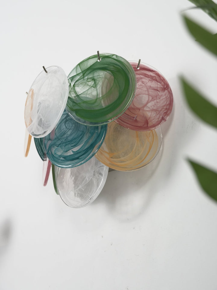 Lunaria Disc Murano Wall Lamp - Vakkerlight