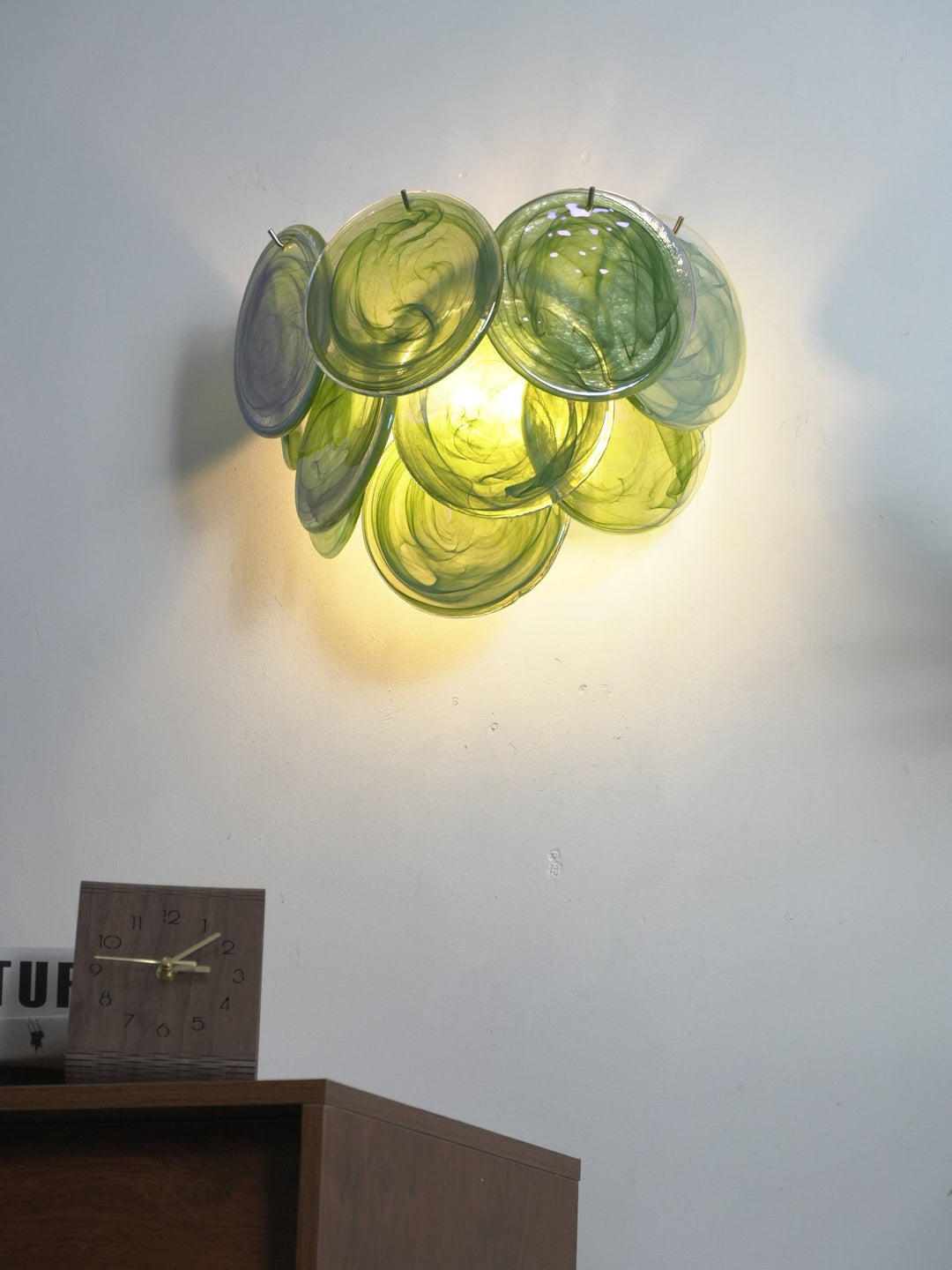 Lunaria Disc Murano Wall Lamp - Vakkerlight