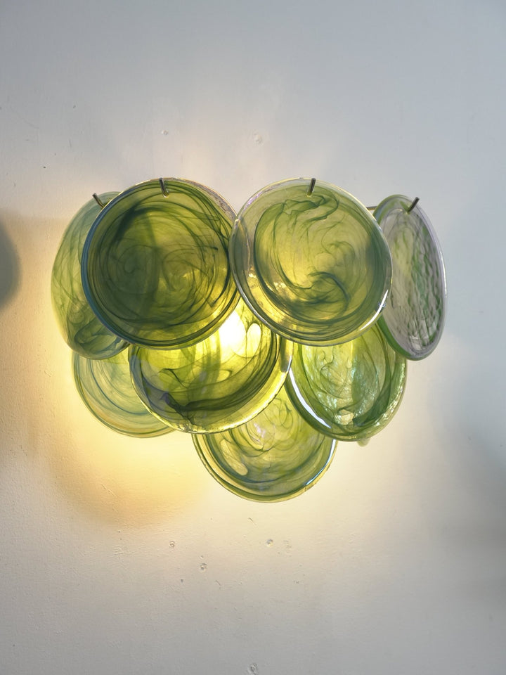 Lunaria Disc Murano Wall Lamp - Vakkerlight