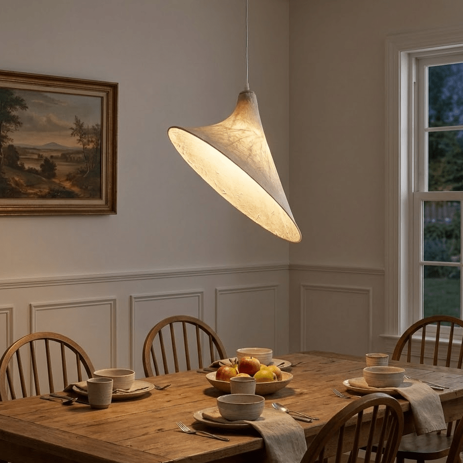 Lunaris Drift Silk Pendant Lamp - Vakkerlight