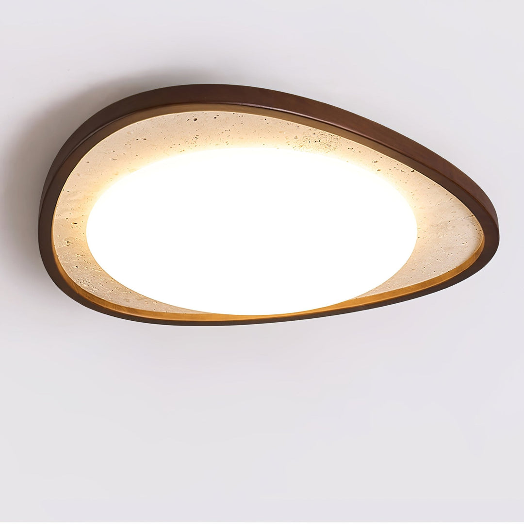 Lunaro Moonstone Travertine Ceiling Light - Vakkerlight