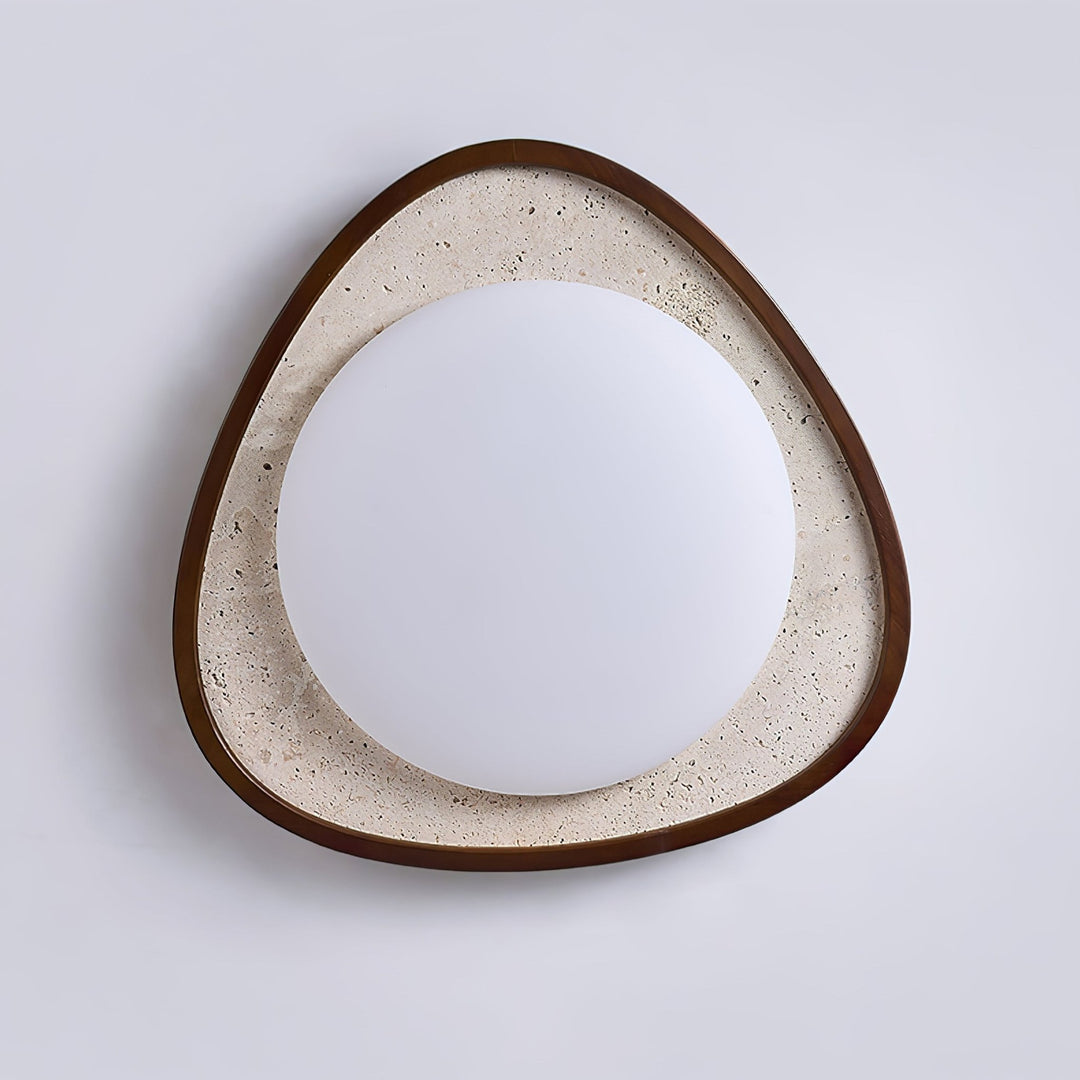 Lunaro Moonstone Travertine Ceiling Light - Vakkerlight