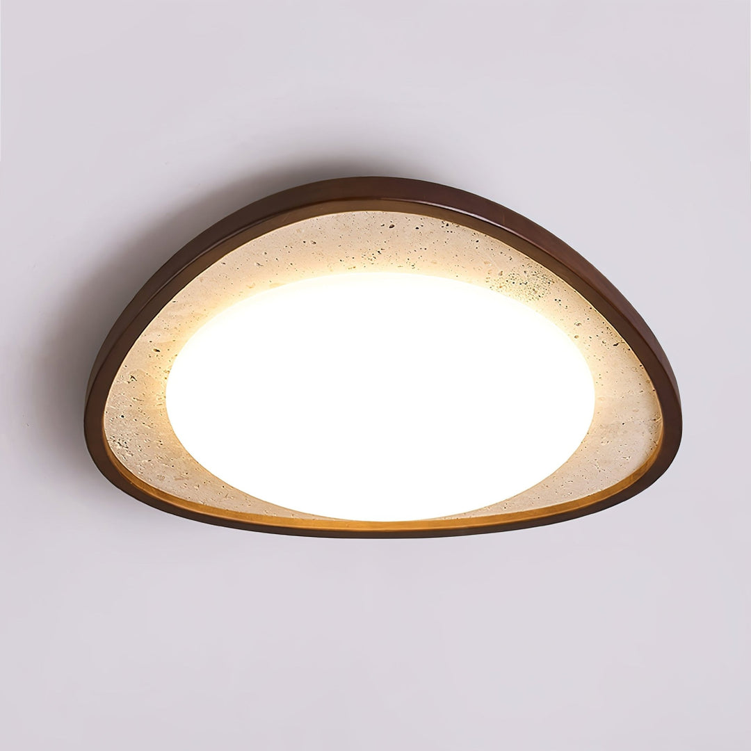 Lunaro Moonstone Travertine Ceiling Light - Vakkerlight