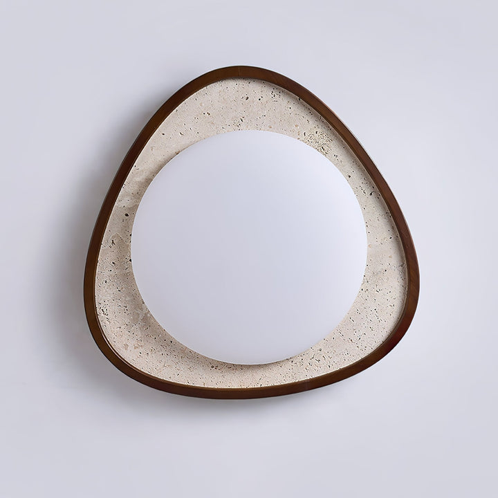 Lunaro Moonstone Travertine Ceiling Light - Vakkerlight