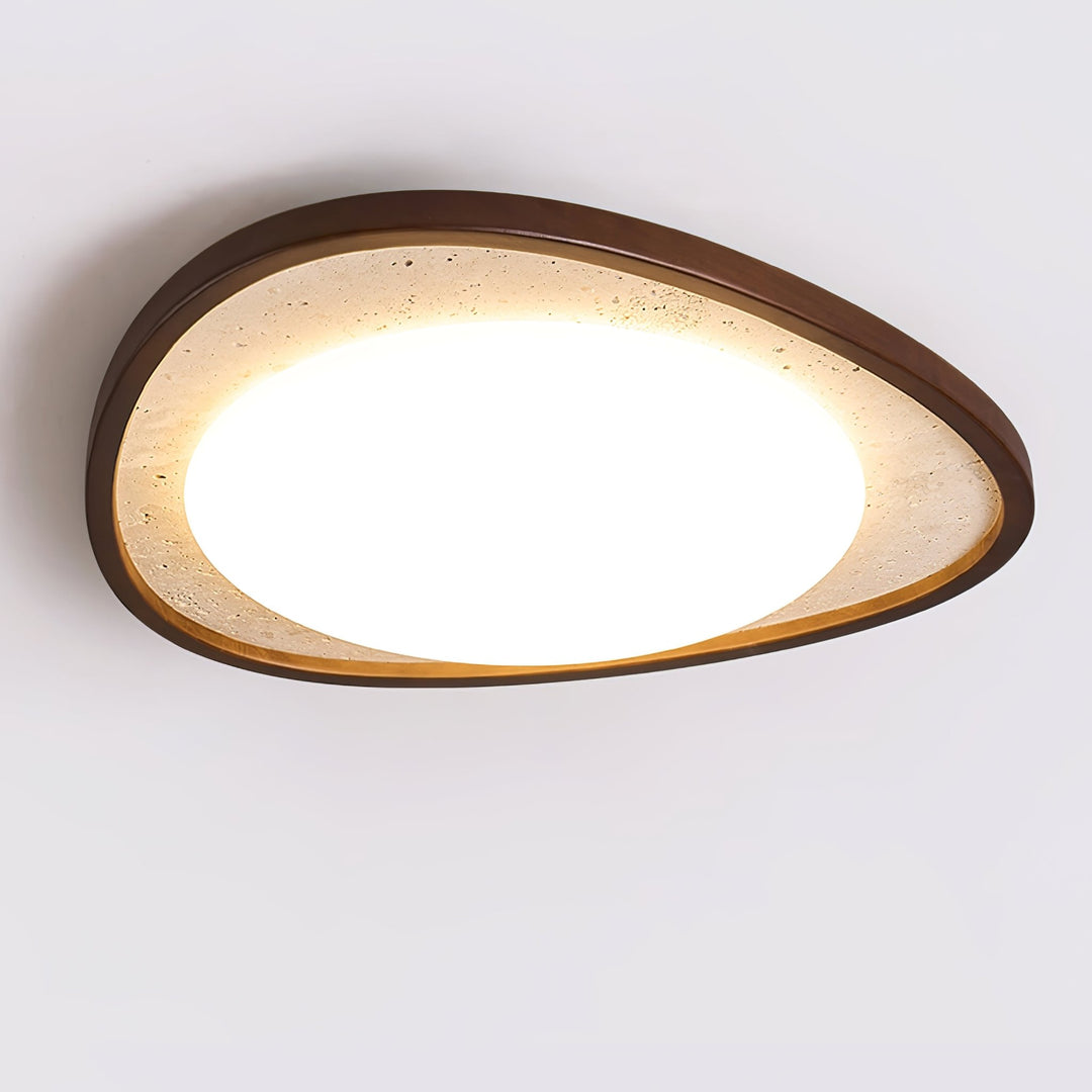 Lunaro Moonstone Travertine Ceiling Light - Vakkerlight