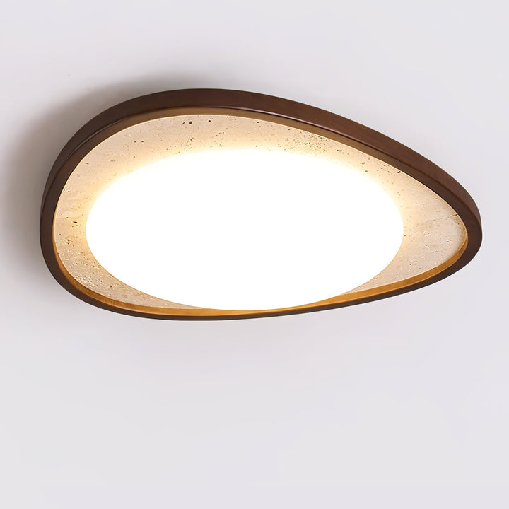 Lunaro Moonstone Travertine Ceiling Light - Vakkerlight