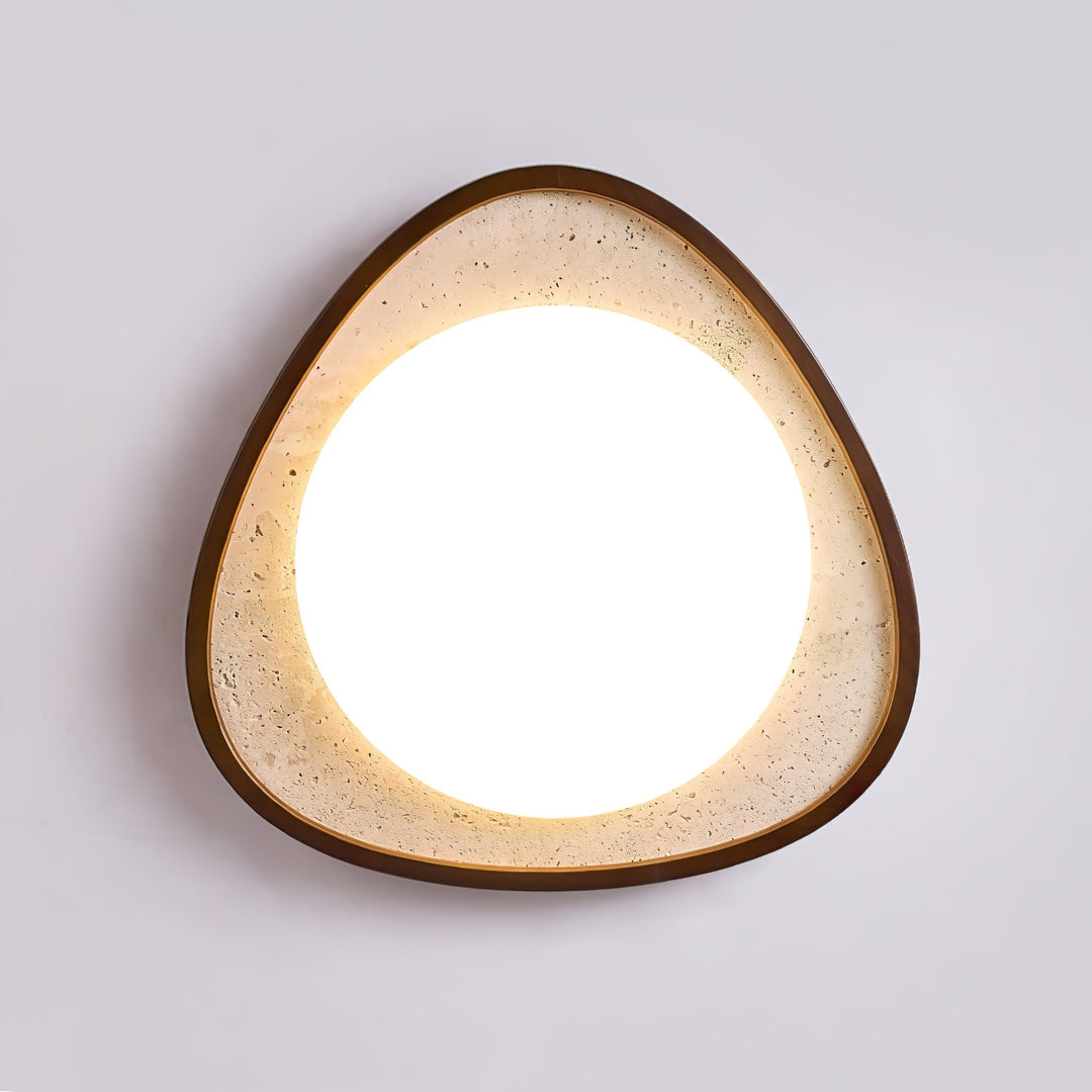 Lunaro Moonstone Travertine Ceiling Light - Vakkerlight