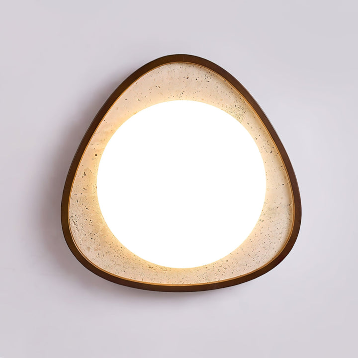 Lunaro Moonstone Travertine Ceiling Light - Vakkerlight