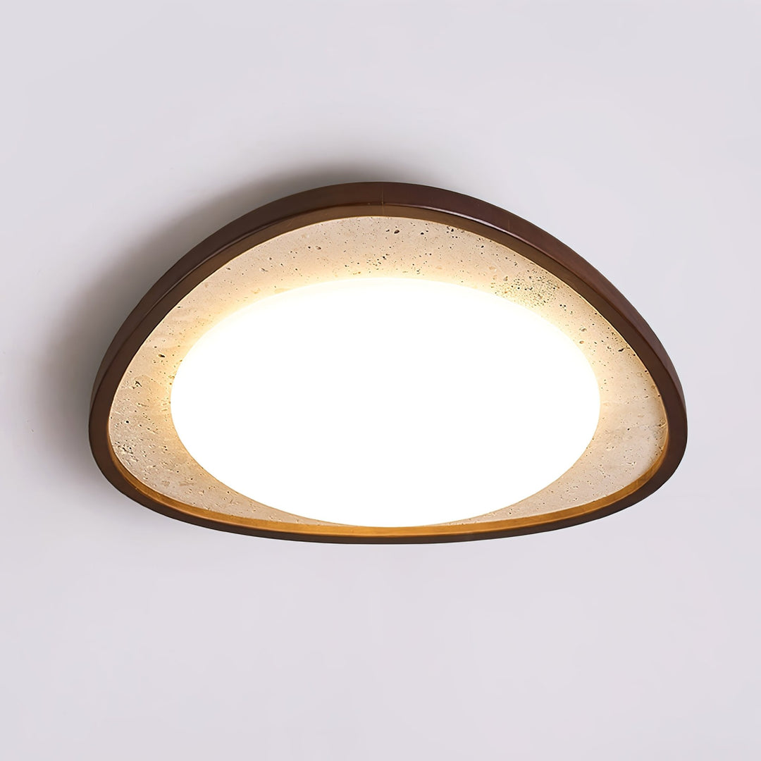 Lunaro Moonstone Travertine Ceiling Light - Vakkerlight