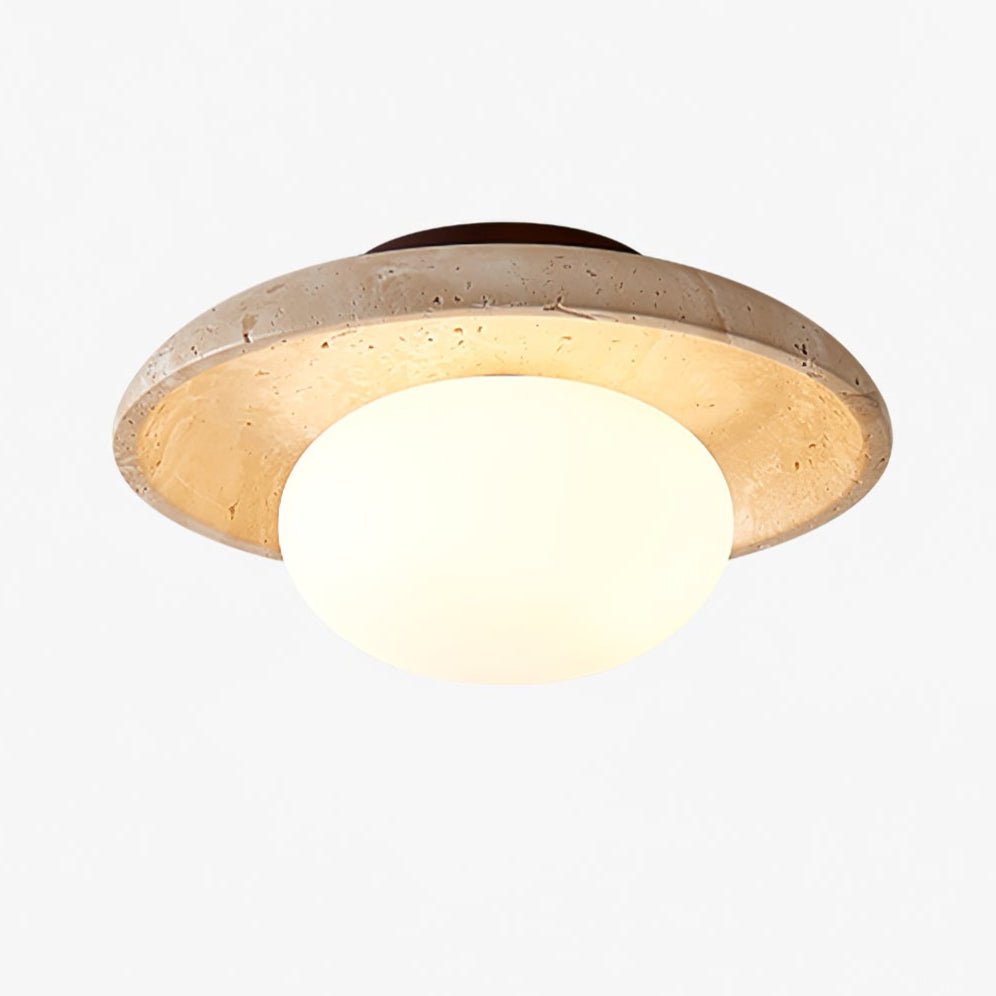 Lunaro Travertine Ceiling Lamp - Vakkerlight