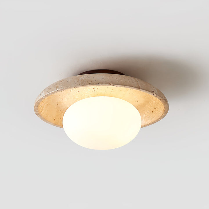 Lunaro Travertine Ceiling Lamp - Vakkerlight