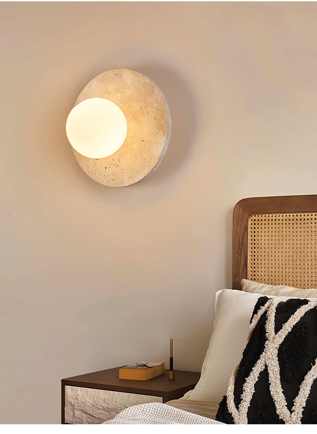 Lunaro Travertine Sconce - Vakkerlight