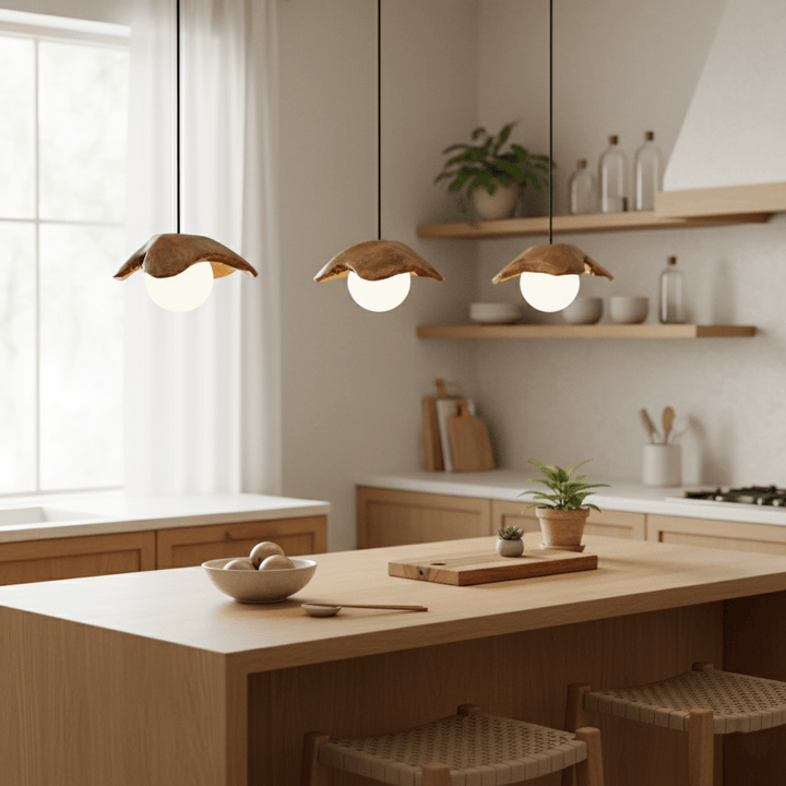 Lunawood Halo Pendant Lamp - Vakkerlight