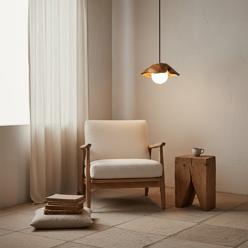 Lunawood Halo Pendant Lamp - Vakkerlight