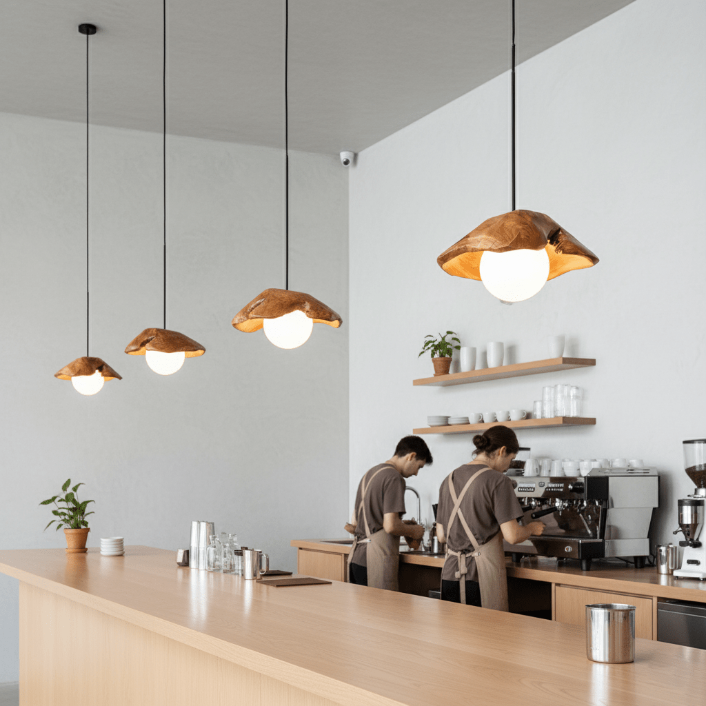 Lunawood Halo Pendant Lamp - Vakkerlight