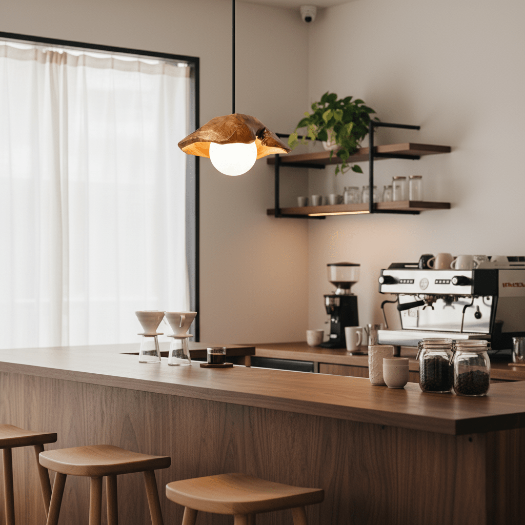 Lunawood Halo Pendant Lamp - Vakkerlight