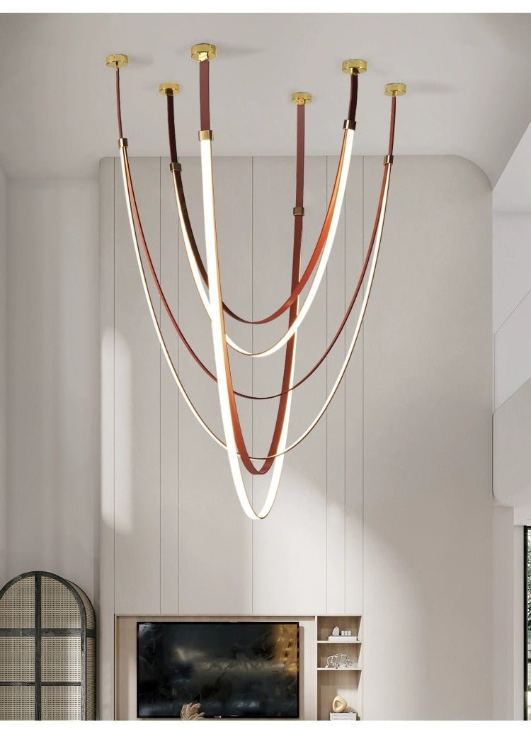 Lunestra Strap Chandelier - Vakkerlight