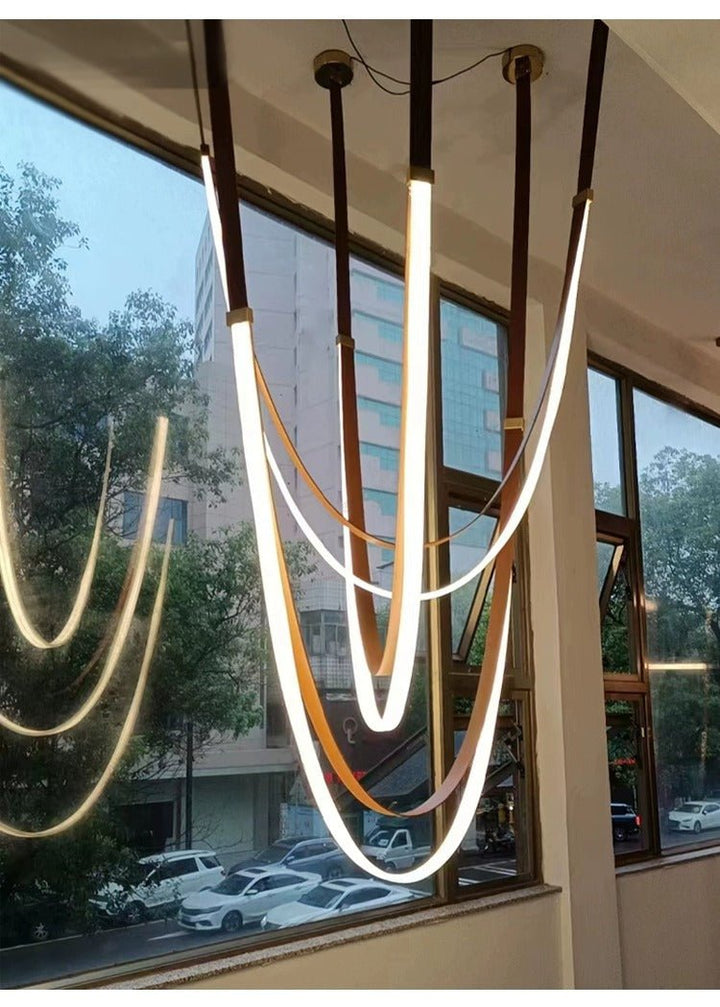 Lunestra Strap Chandelier - Vakkerlight