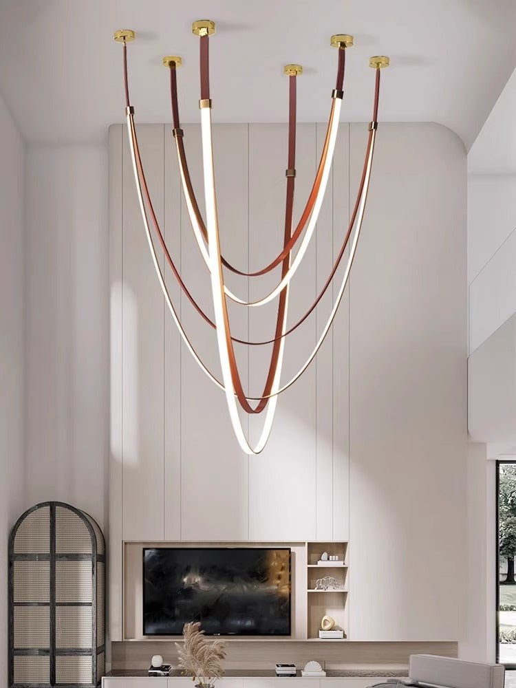 Lunestra Strap Chandelier - Vakkerlight