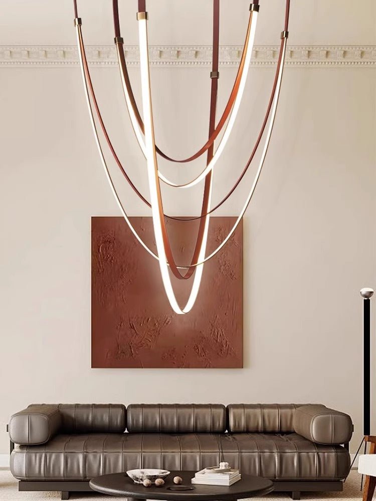 Lunestra Strap Chandelier - Vakkerlight