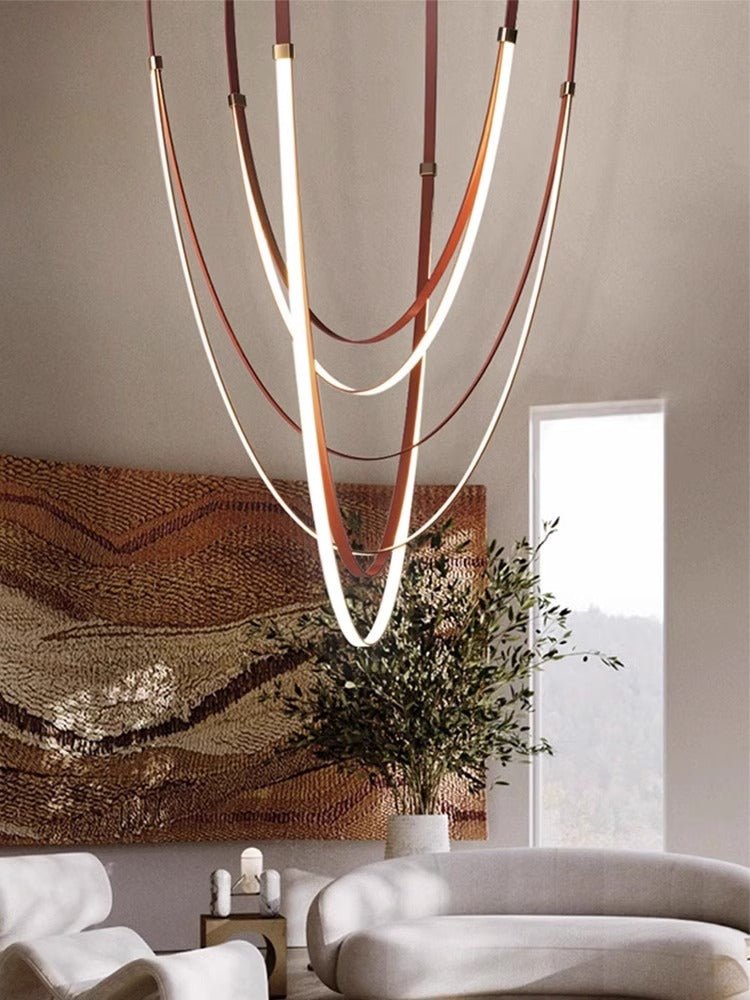 Lunestra Strap Chandelier - Vakkerlight