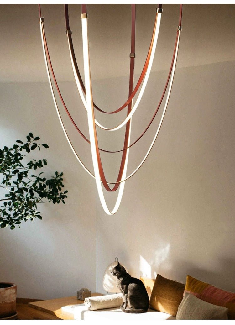 Lunestra Strap Chandelier - Vakkerlight