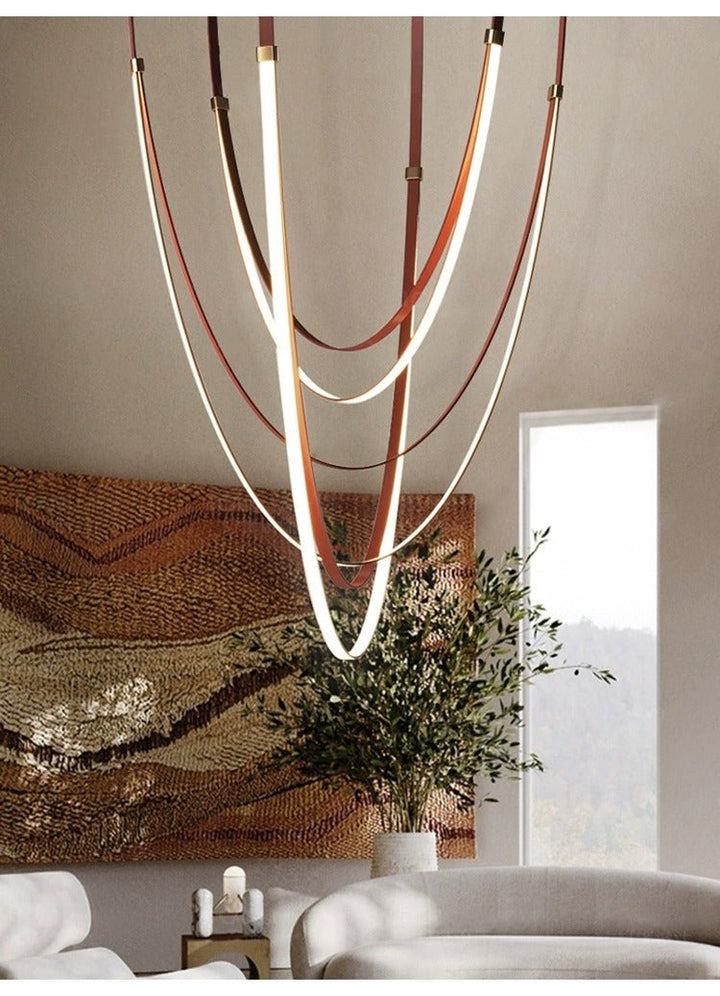 Lunestra Strap Chandelier - Vakkerlight