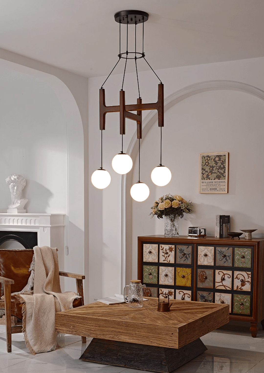Lunna Orb Chandelier - Vakkerlight