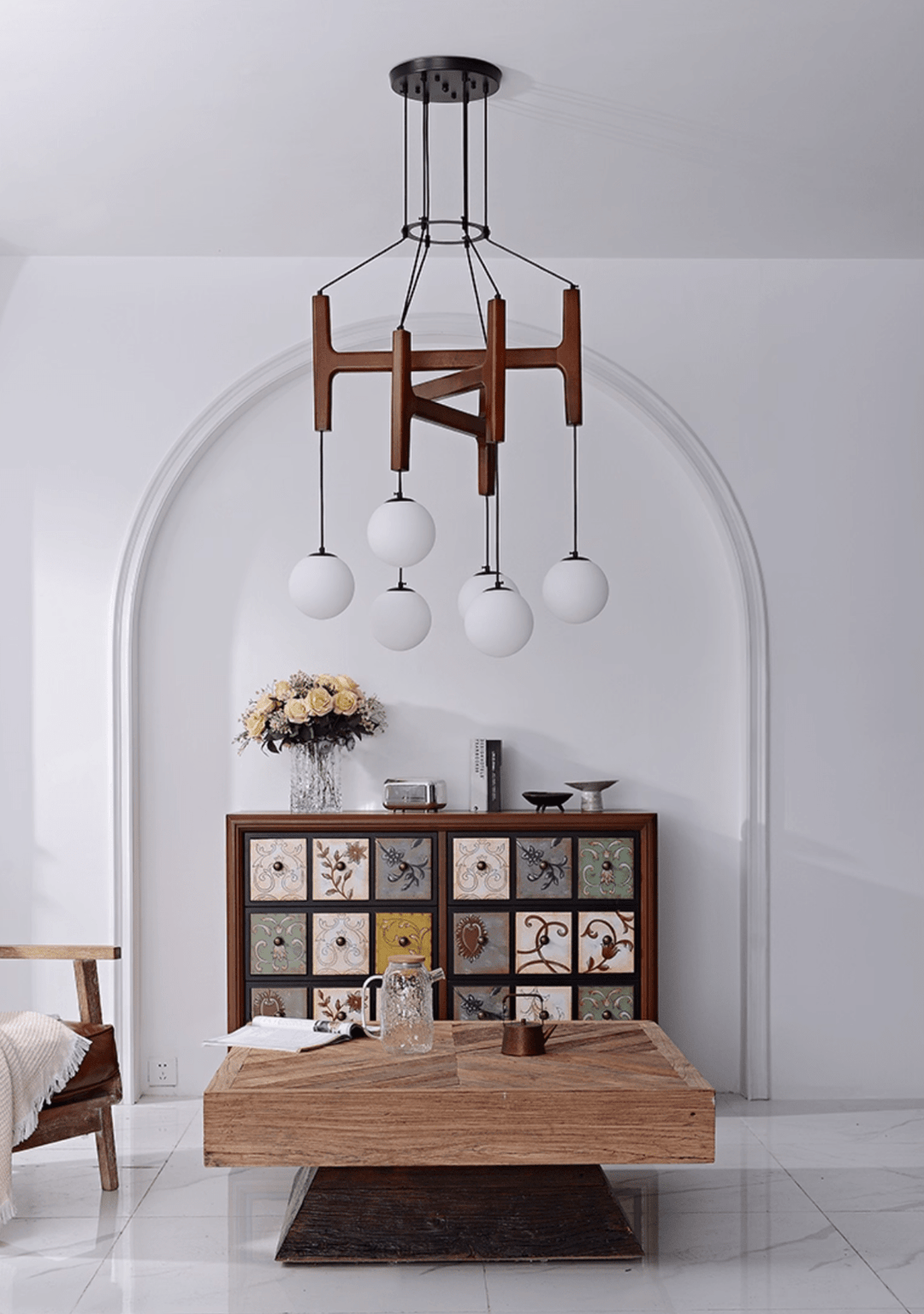 Lunna Orb Chandelier - Vakkerlight