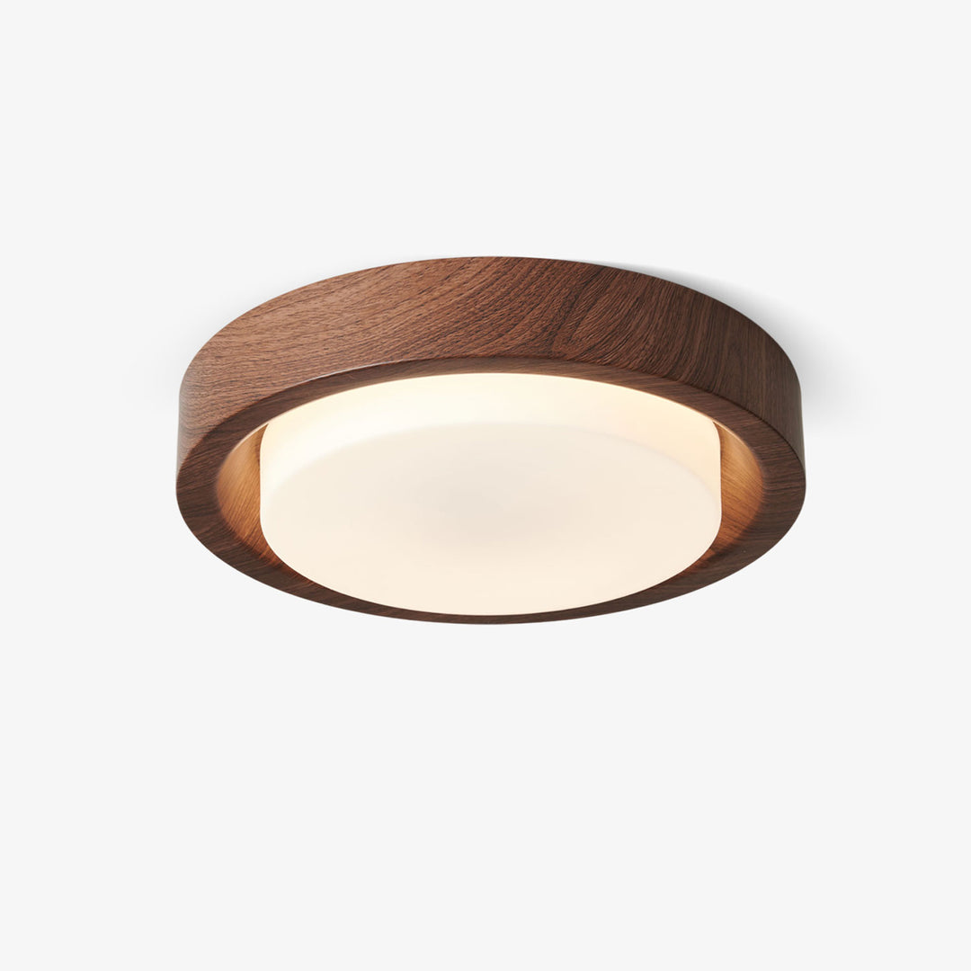 Lunor Wood Ring Ceiling Light - Vakkerlight