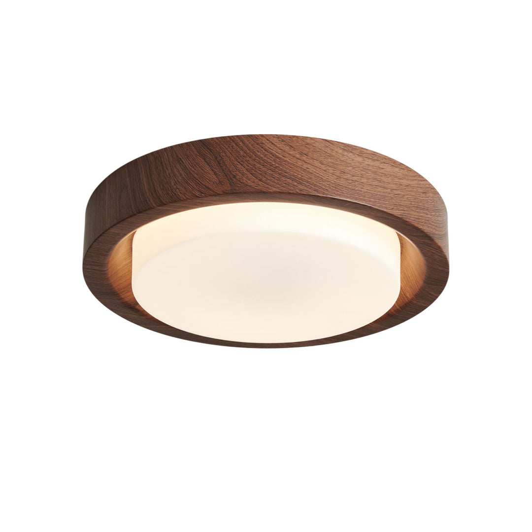 Lunor Wood Ring Ceiling Light - Vakkerlight