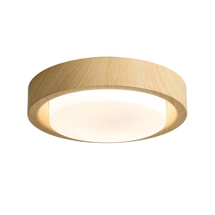 Lunor Wood Ring Ceiling Light - Vakkerlight