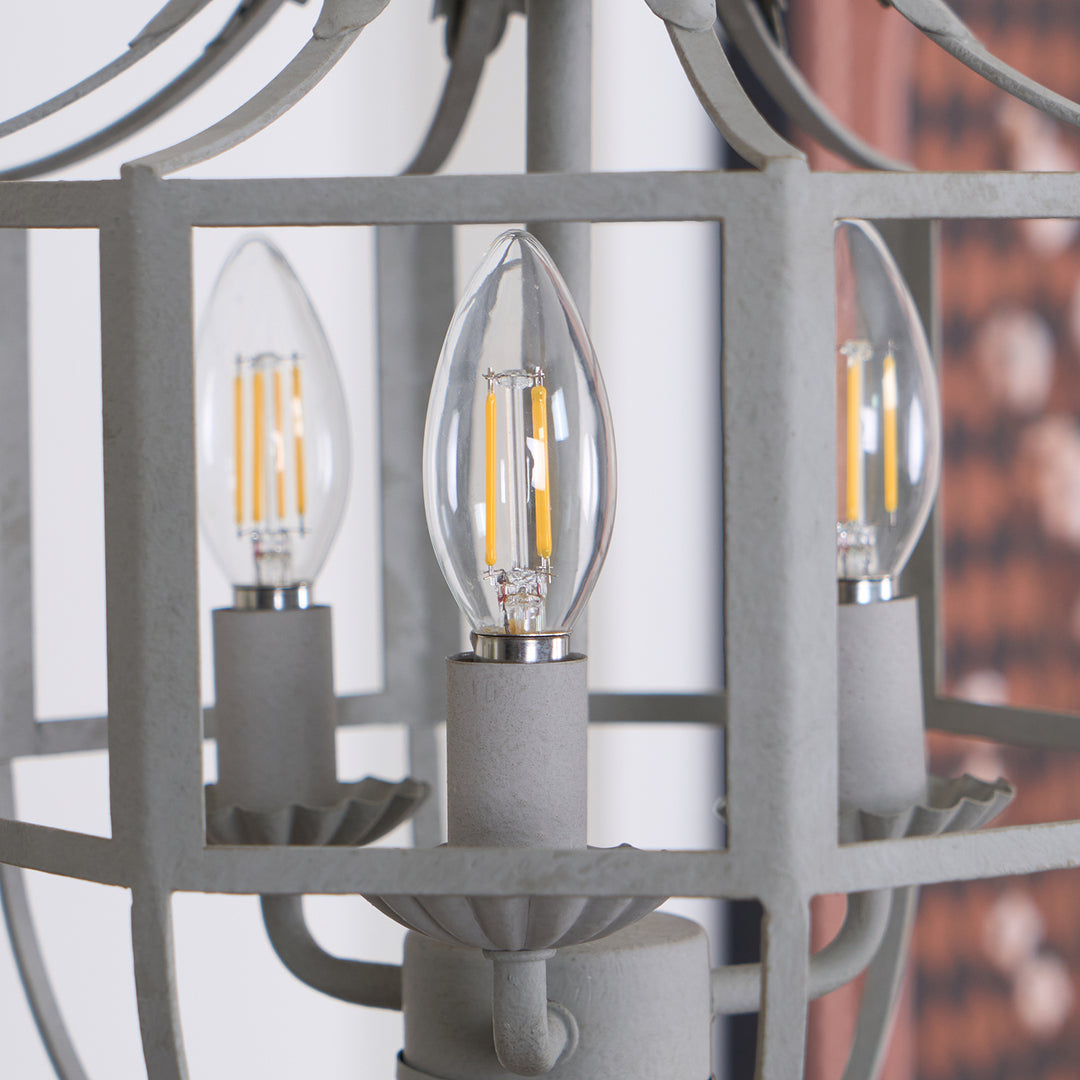 Lustre Retro Cage Chandelier