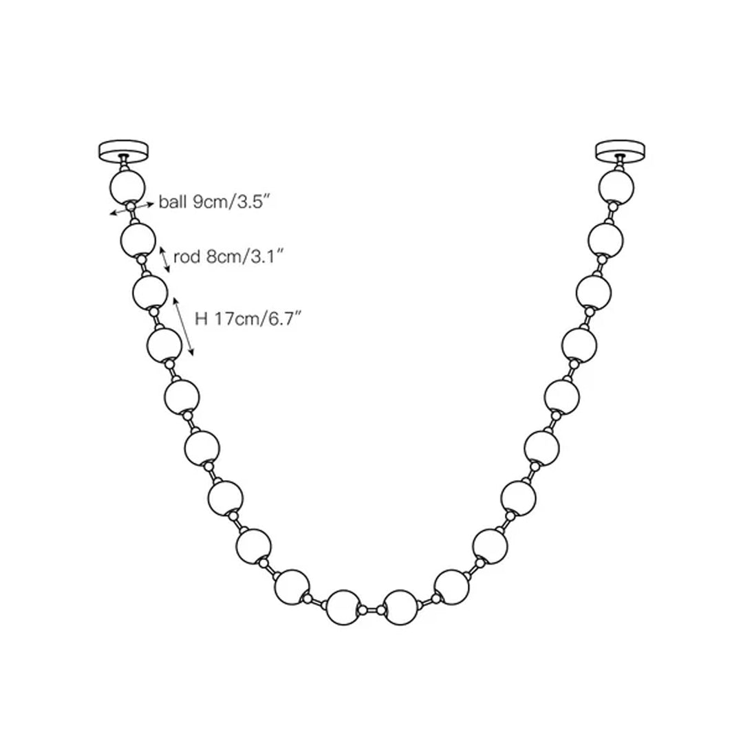 Strand Necklace Chandelier - Vakkerlight