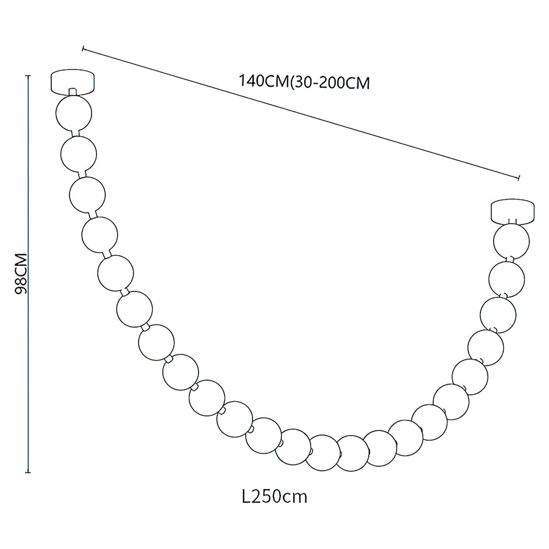 Strand Necklace Chandelier - Vakkerlight