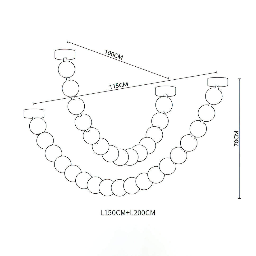 Strand Necklace Chandelier - Vakkerlight